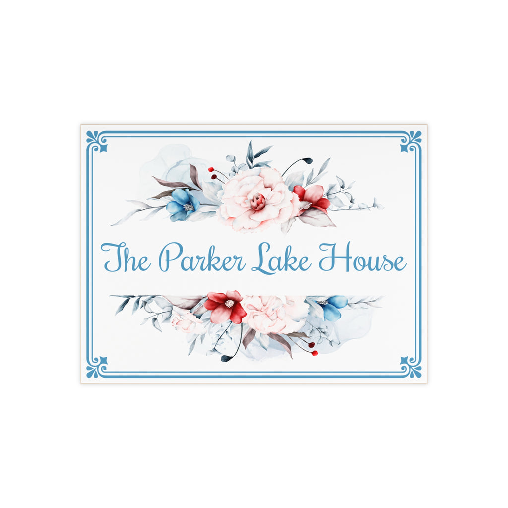 Personalized Family Name Ceramic Plaque – S5