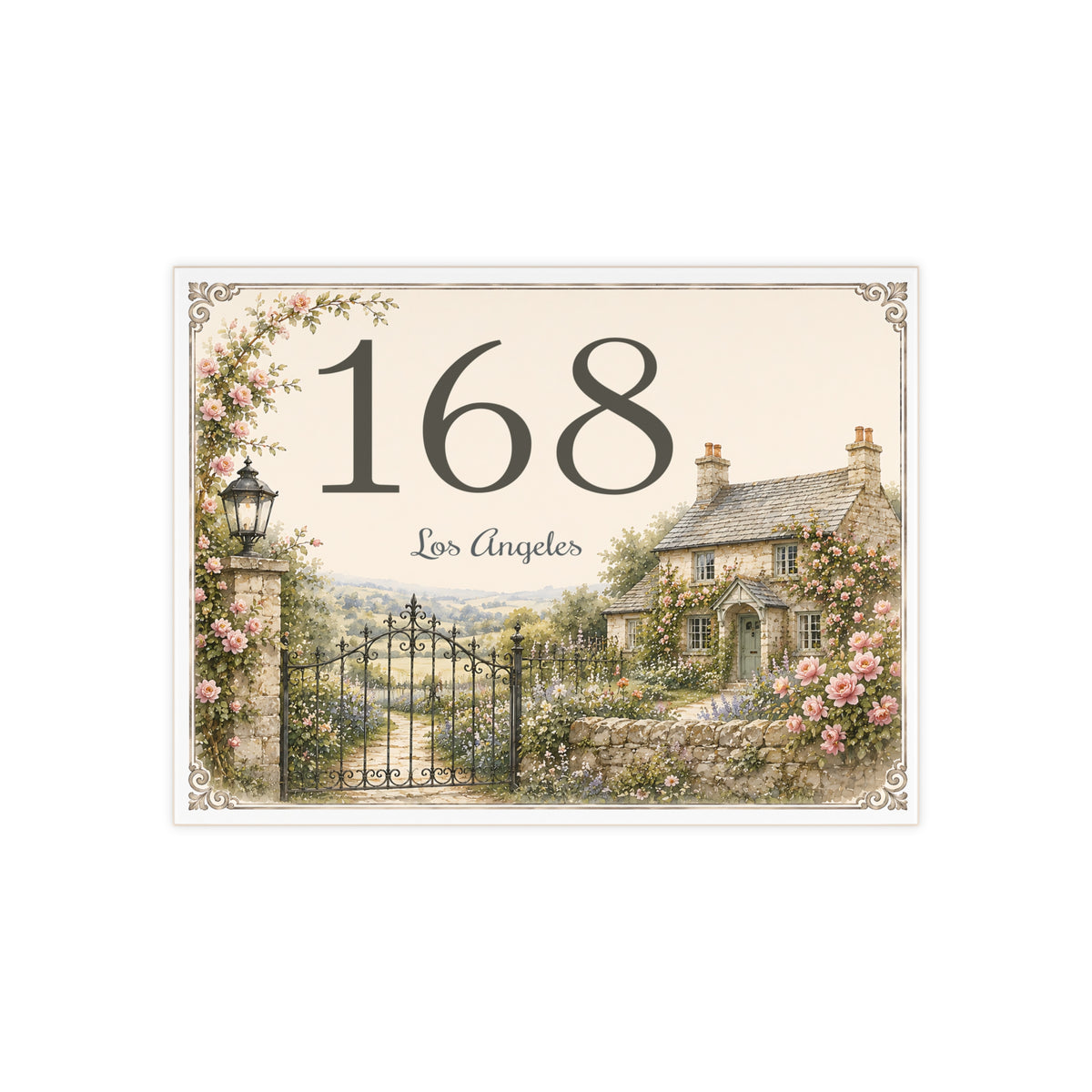 Custom House Number - Personalized House Number - S17