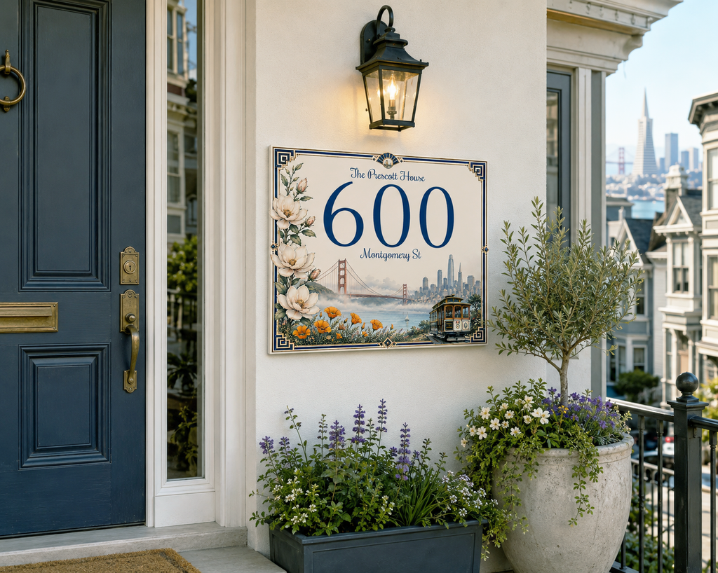 Personalized House Number Plaque | S36