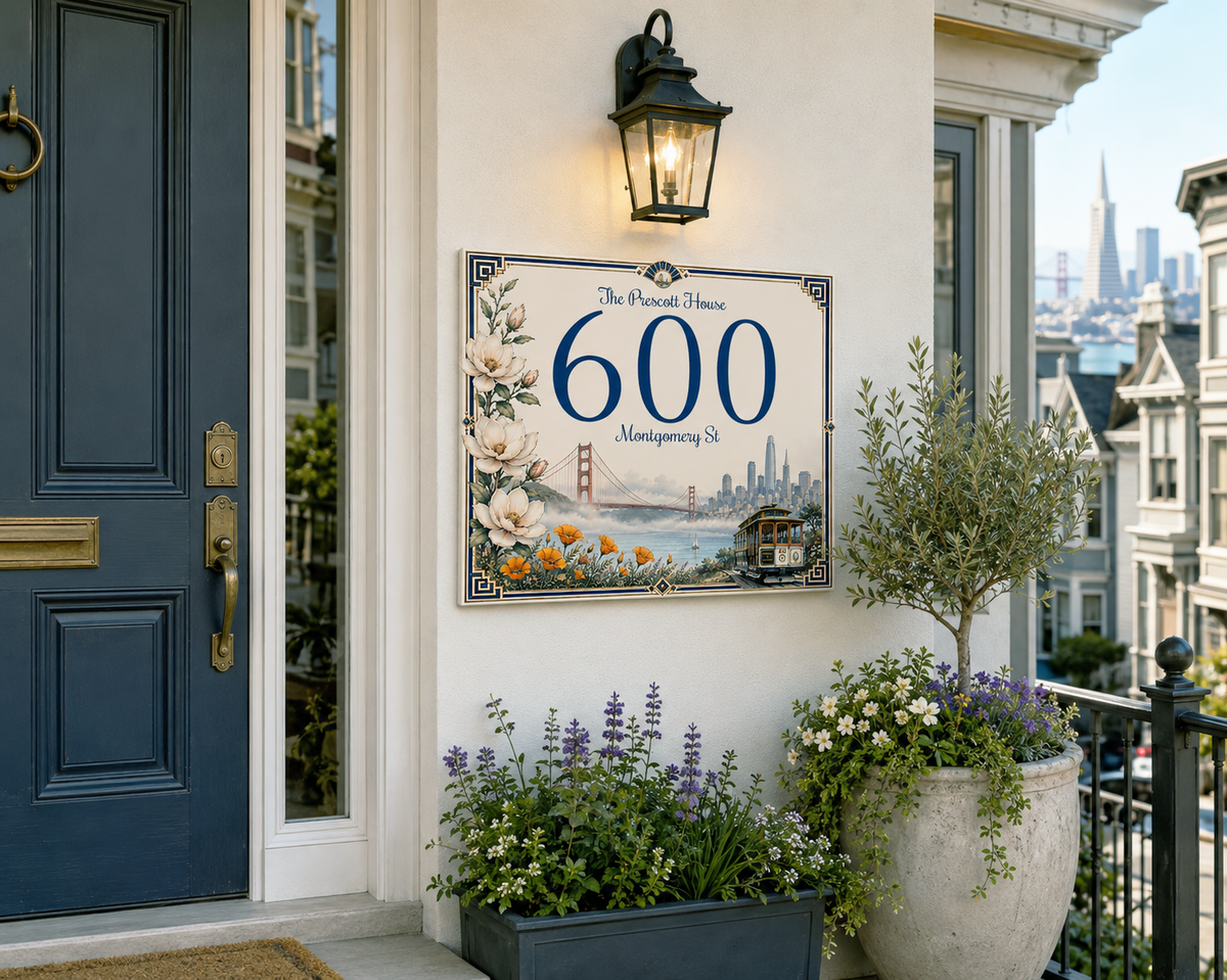 Personalized House Number Plaque | S36