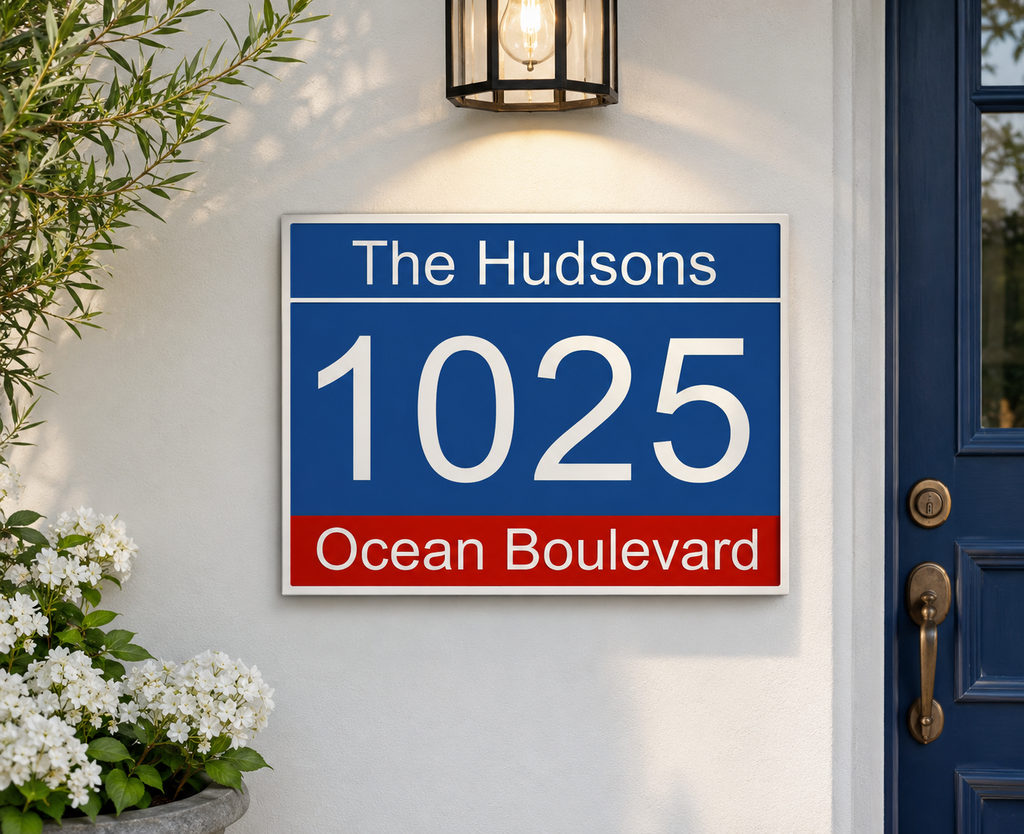 Custom House Number - Personalized House Number S4