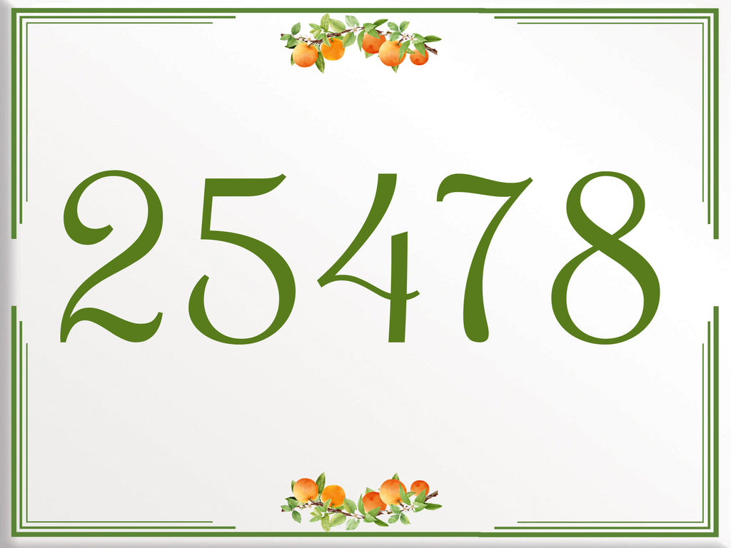 Custom House Number - Personalized House Number - X6