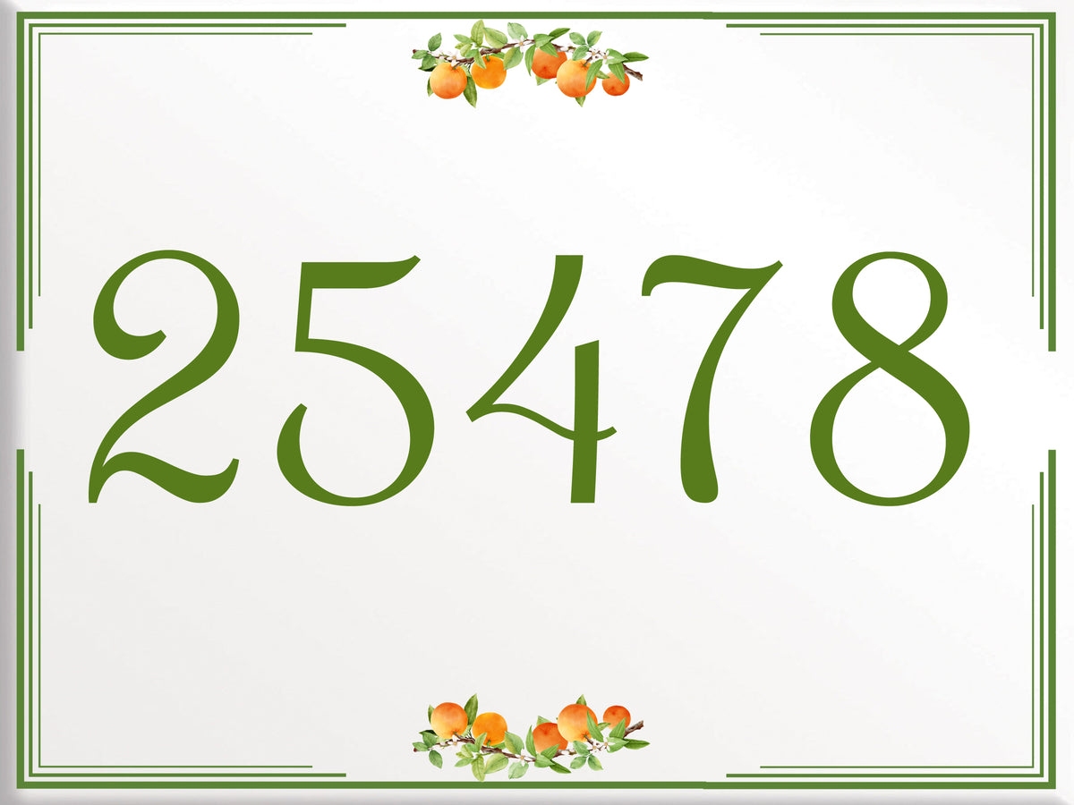 Custom House Number - Personalized House Number - X6