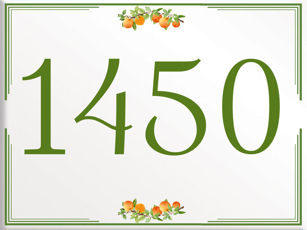 Custom House Number - Personalized House Number - X6