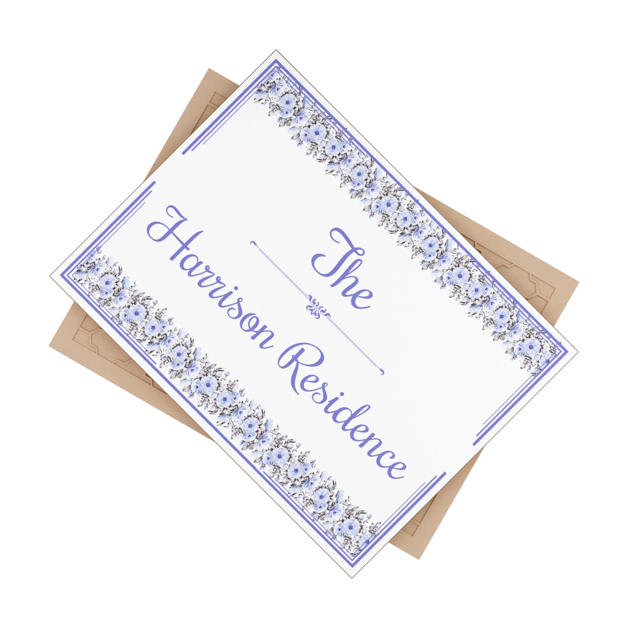 Personalized Family Name Ceramic Plaque – S25
