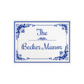 Personalized Family Name Ceramic Plaque – S8
