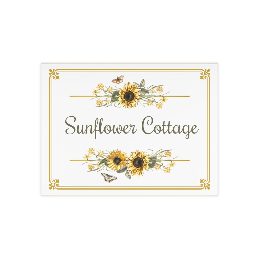 Personalized House Name Ceramic Plaque - S3