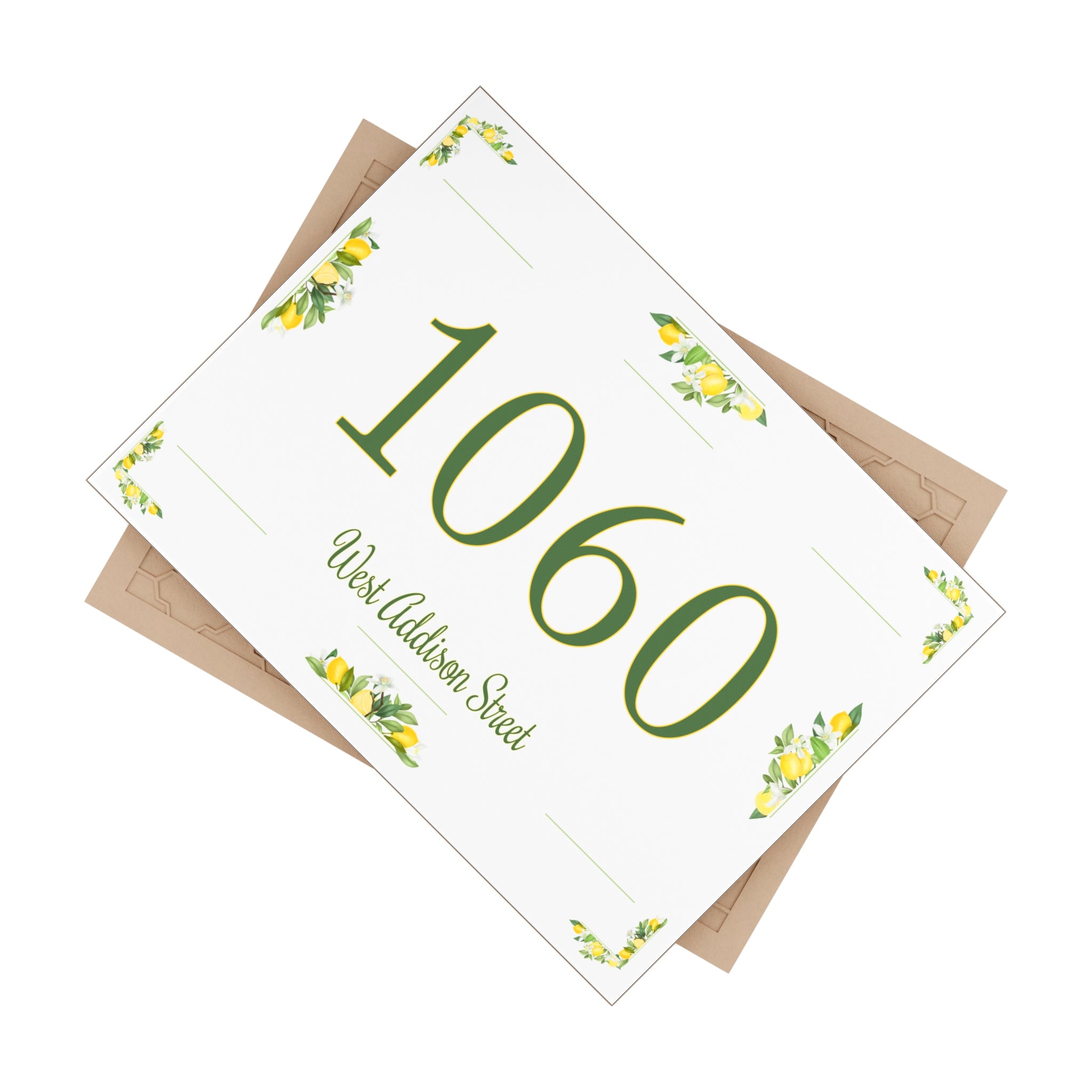 Custom House Number - Personalized House Number - C36