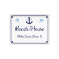 Personalized House Name Nautical Ceramic Plaque - S9